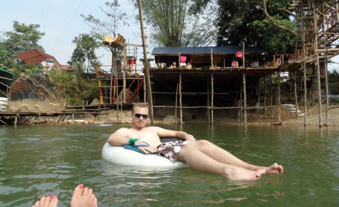 Tubing in Laos